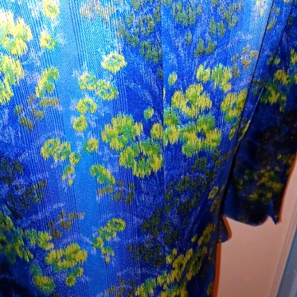 Albert Nipon Vintage 🎉Field of Flowers Silk Blazer - Picture 6 of 8